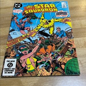 # 9028+ DC Comics All-Star Squadron with Yellow and Orange Highlights